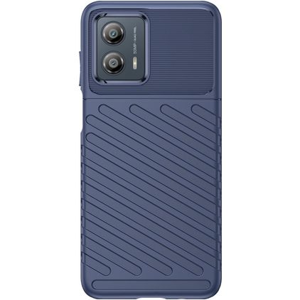 Mobigear Groove Motorola Moto G53 5G Flexibel TPU Skal - Blå