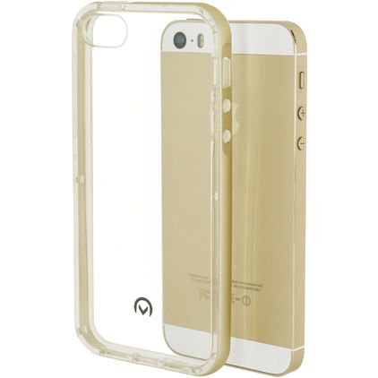 Mobilize Gelly Plus Läpinäkyvä iPhone 5 Joustava TPU Suojakuori - Champagne
