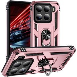 Mobigear Armor ring Xiaomi 15 Hard Case Back cover Shockproof with Ring Holder - Rose Gold