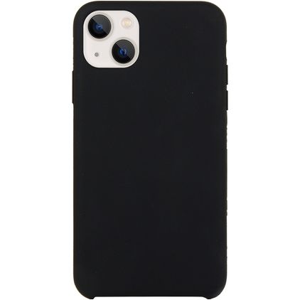 Mobigear Rubber Touch iPhone 15 Plus Silicone Capa traseira - Preto