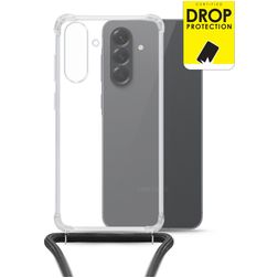 My Style Loop Transparente Samsung Galaxy A57 TPU flexible Funda con cuerda - Transparente