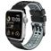 Mobigear Aero Armor Silikon Apple Watch Řemínek Přezka - 42/41/40/38 mm - Černá / Šedá
