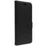 Valenta Gel Skin iPhone 15 Pro Piel auténtica Funda tipo libro Cartera - Negro