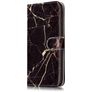 Mobigear Marble iPhone 8 Plus Wallet case - Black