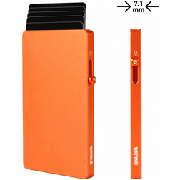 Valenta Cardprotector Aluminium Korthållare - 5 kort - MagSafe-kompatibel - Orange