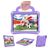 Mobigear Football iPad Air 11 pulgadas (2026) Espuma EVA Carcasa + Correa bandolera + Soporte - Morado
