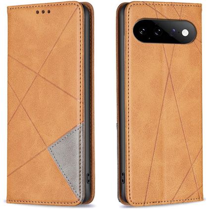 Mobigear Rhombus Slim Google Pixel 11 Wallet case - Cognac