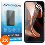 Mobigear Motorola Razr 40 Ultra Szkło hartowane Ochrona ekranu - Kompatybilna z etui - Czarny (2 szt.)