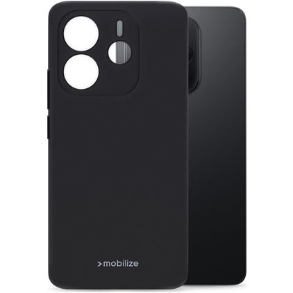 Mobilize Rubber Gelly Xiaomi Redmi Note 14 TPU flessibile Back cover - Nero