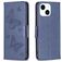 Mobigear Butterfly iPhone 15 Capa livro Carteira - Azul