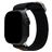 Mobilize Elastic Nylon Apple Watch Strap Elastic band - 42/41/40/38 mm - Black
