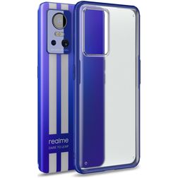 Mobigear Shockproof Realme GT Neo 3 Fodral Hårdplast Skal - Mörkblå