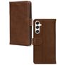 Mobilize Wallet Samsung Galaxy A34 Vera pelle Cover a libro portafoglio - Marrone