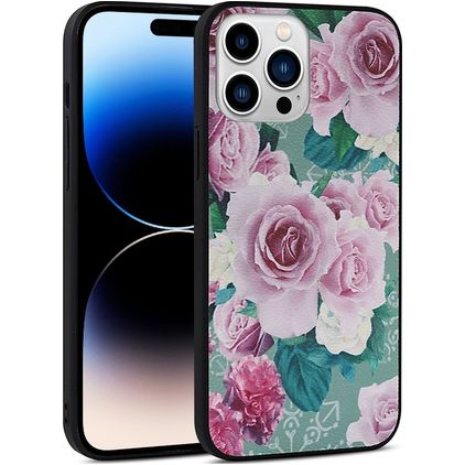 Mobigear Flowers iPhone 14 Pro Max Hardcase Back cover - Model 1