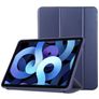 Mobigear Tri-Fold Gel iPad Air 4 (2020) TPU / Cuero sintético Funda tipo libro - Azul oscuro