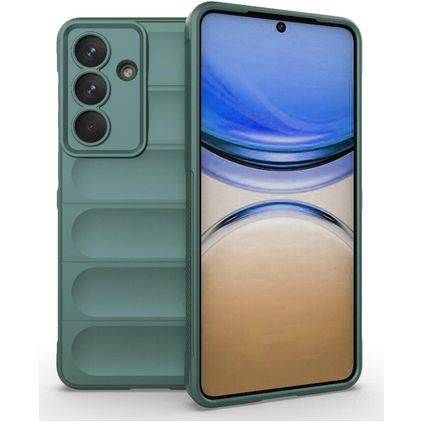 Mobigear Bumpy Samsung Galaxy S26 Plus Flexibilní TPU Zadní kryt - Tmavě zelená