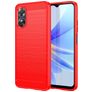 Mobigear Brushed Slim OPPO A17 Joustava TPU Suojakuori - Punainen