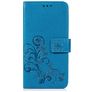 Mobigear Clover OnePlus 6T Wallet case - Blue
