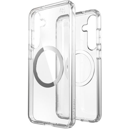 Speck Presidio2 Clear Transparent Samsung Galaxy S25 Plus MagSafe Fodral Hårdplast Skal Stötsäkert - Transparent