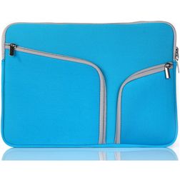 Mobigear Double Zipper Neopreeni Suojatasku kannettavalle 12 tuuman - Sininen