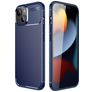 Mobigear Racing iPhone 14 Pro Max Fleksibel TPU Bagsidecover - Blå