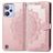 Mobigear Mandala Realme C31 Pungetui med Seddelrum - Rosaguld