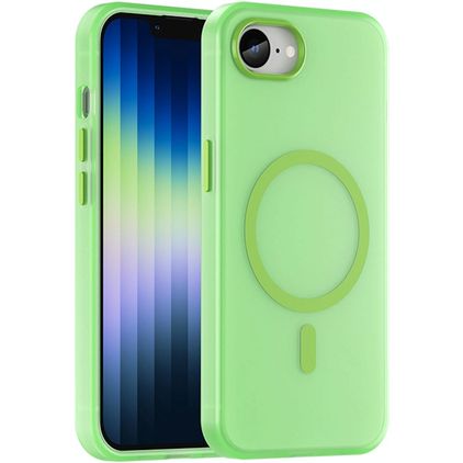 Mobigear Shockproof iPhone 17e MagSafe Plástico rígido Capa traseira - Verde