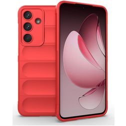 Mobigear Bumpy Samsung Galaxy S25 FE Flexibel TPU Skal - Röd