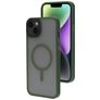 Mobiparts Hardcover iPhone 14 Plus MagSafe Hardcase Back cover - Satin Green