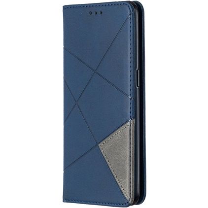 Mobigear Rhombus Slim OPPO Reno 4 Etui z klapką - Niebieski