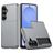 Mobigear Card Samsung Galaxy S26 Plus Hardcase Etui plecki Wstrząsoodporne z kieszenią na karty - Szary