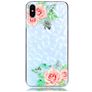 Mobigear Design iPhone XS Max Elastyczne TPU Etui plecki - Flowers