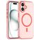 Mobigear Shockproof iPhone 16 Plus MagSafe Flexible TPU Back cover - Red