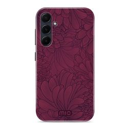 MIO Samsung Galaxy A55 MagSafe Funda Plástico rígido Carcasa - Berry Blooms