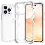Mobigear Full Bumper iPhone 14 Pro Max Hårdt Bagsidecover Stødsikkert - Hvid