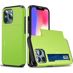 Mobigear Rugged Credit Card Case Black Apple iPhone 12 / 12 Pro