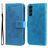 Mobigear Flowers Samsung Galaxy S23 Funda tipo libro Cartera - Azul