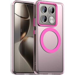 Mobigear Shockproof Xiaomi 14T Pro MagSafe Hardcase Back cover - Rosso