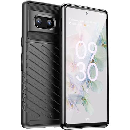 Mobigear Groove Google Pixel 7 TPU flexible Carcasa - Negro