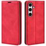 Mobigear Retro Slim Samsung Galaxy S24 FE Funda tipo libro Cartera - Rojo