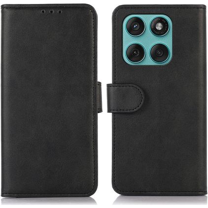 Mobigear Wallet Motorola Edge 60 Fusion Plånboksfodral med sedelfack - Svart