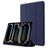 Mobigear Tri-Fold Gel iPad Pro 13 polegadas (2025) TPU / Pele sintética Capa livro + Suporte para caneta stylus - Azul escuro