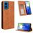 Mobigear Sensation Motorola Moto E14 Cover a libro portafoglio - Marrone