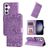 Mobigear Sunflower Samsung Galaxy S24 Cover a libro portafoglio - Viola