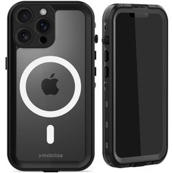 Mobilize Waterproof iPhone 16 Pro Max Impermeabile MagSafe Hardcase Back cover - Nero