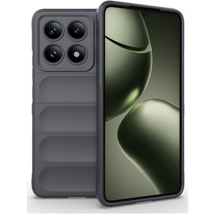 Mobigear Bumpy Xiaomi 14T Flexible TPU Back cover - Grey