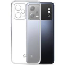 Mobilize Gelly Gennemsigtig POCO X5 Fleksibel TPU Bagsidecover - Gennemsigtig