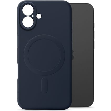 My Style Protective Flex iPhone 16 Plus MagSafe Elastyczne TPU Etui plecki - Granatowy