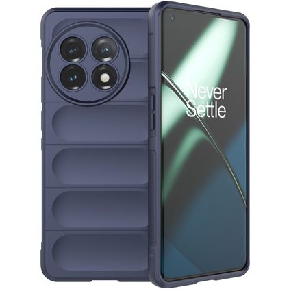 Mobigear Bumpy OnePlus 11 Flexible TPU Back cover - Dark Blue