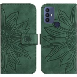 Mobigear Sunflower TCL 30 SE Funda tipo libro Cartera - Verde